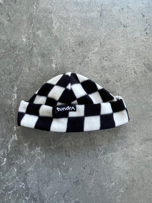 B&W Checker Beanie