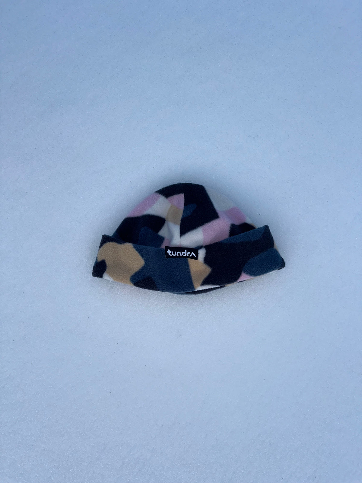 Blue and Pink Camo Beanie