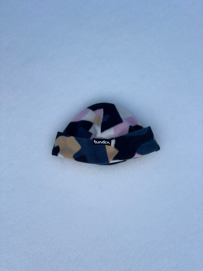 Blue and Pink Camo Beanie