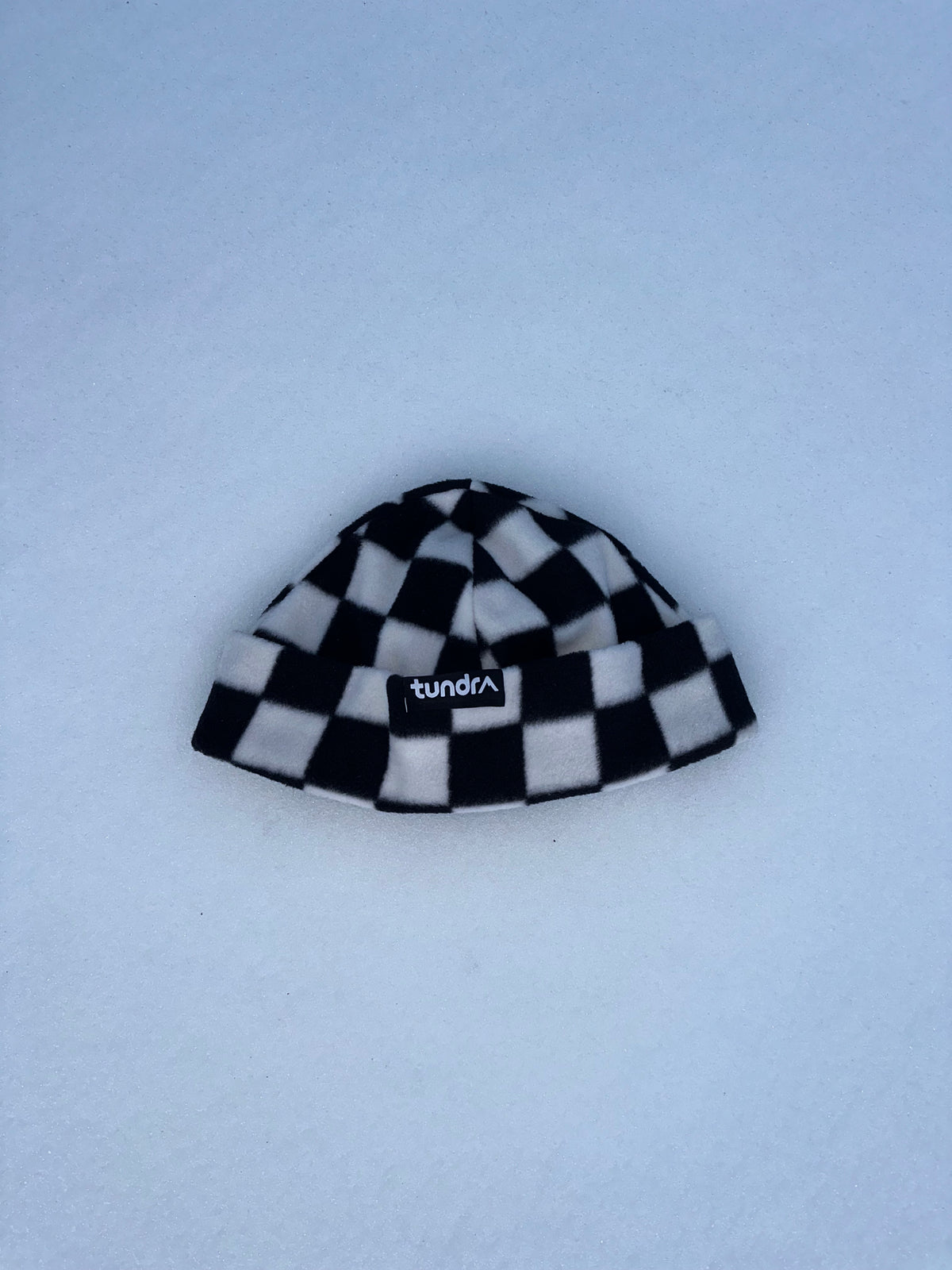 B&W Checker Beanie
